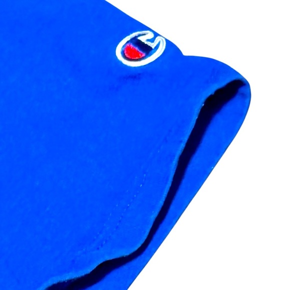 Men’s Champion Royal Blue Logo Short Sleeve Tee Shirt Size XL - Picture 2 of 5